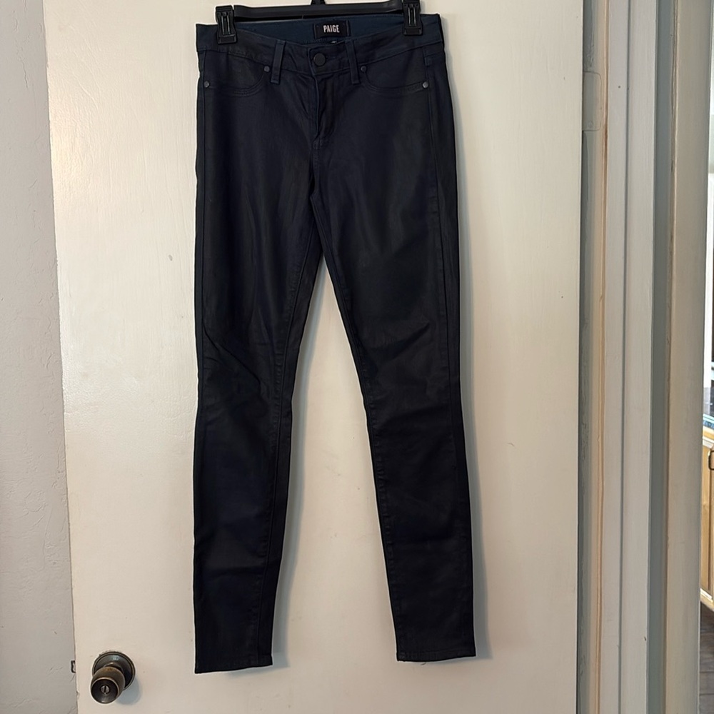 Paige VERDUGO ultra skinny Coated jeans